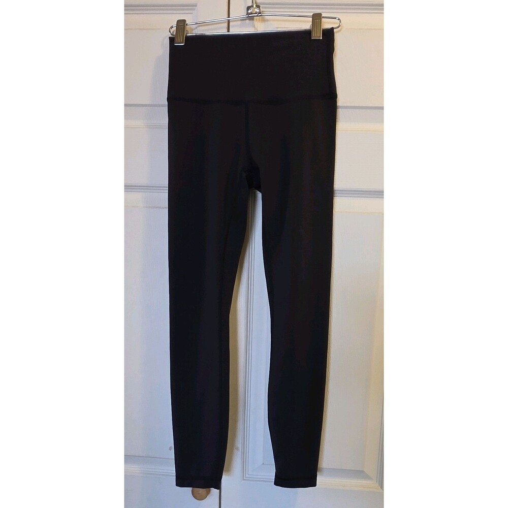 Lululemon athletica Women’s Align Black High Rise Ankle Leggings Yoga 4